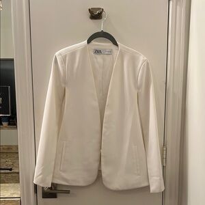 Zara Women's White Blazer